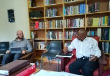 Mr. Shole visits LTS to discuss accreditation procedures