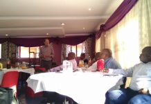 Rector Winterle presents on LTS at LCSA Church Council Meeting