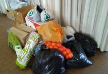 Food donations from St. Paul’s Lutheran Church