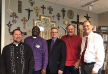 Rector Winterle and LCSA Bishop Maragelo Visit the LCMS